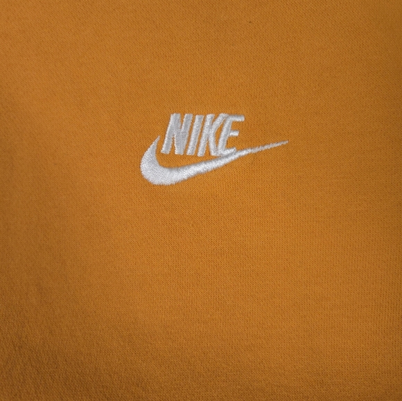Nike Casual Pullover Hoodie Sweatshirt - Women's Size Large - Orange - Picture 6 of 12